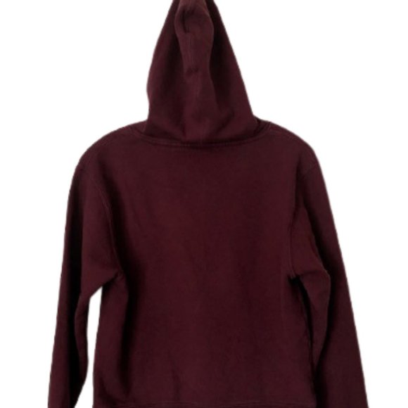 Obey Burgundy Floral/Figural Warrior Logo Hoodie - M - Picture 8 of 11